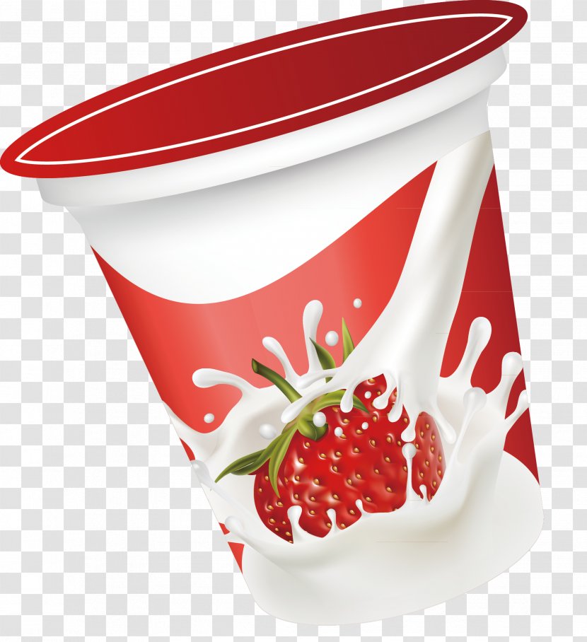Strawberry Aedmaasikas Cup - Fou - Decorative Design Vector Transparent PNG