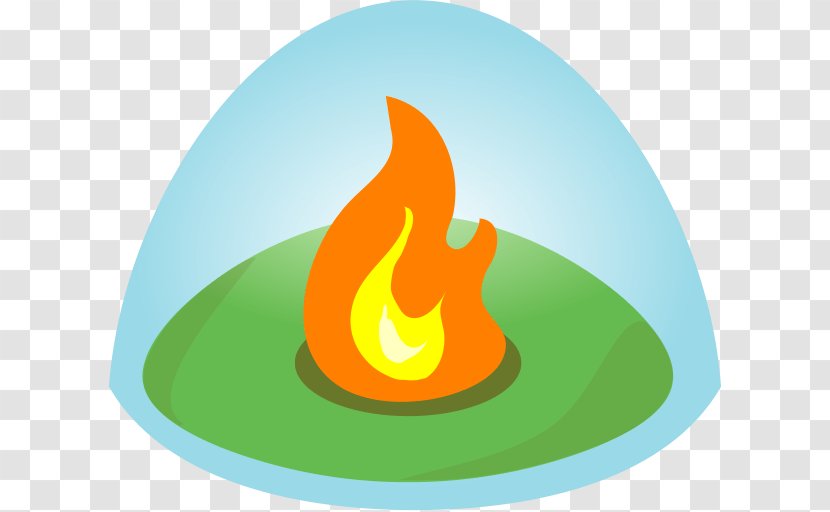 Logo Clip Art - Orange - Campfire Transparent PNG