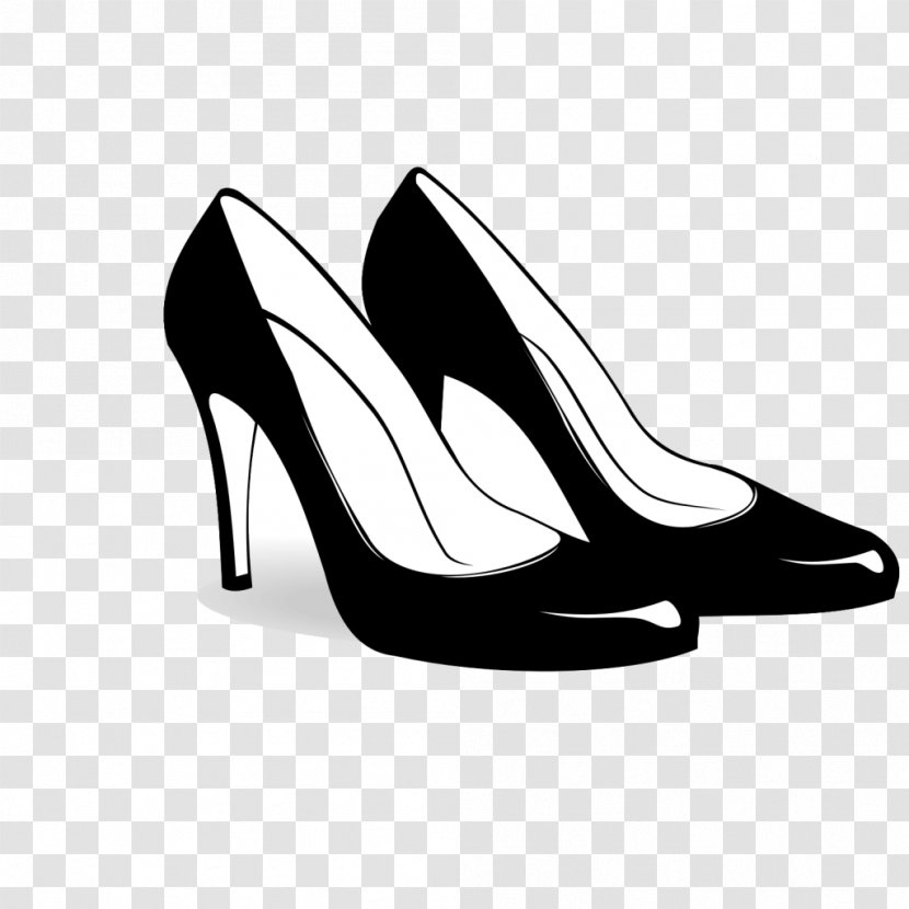 Sneakers High-heeled Shoe Clip Art - Heels Transparent PNG