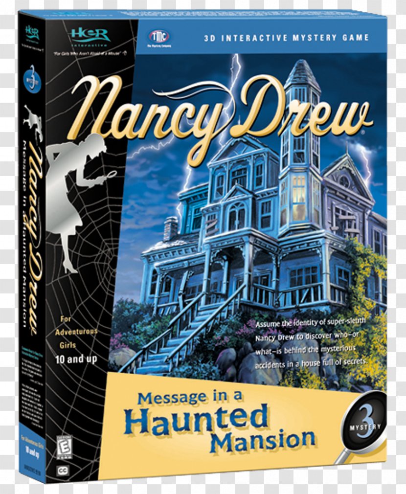 Nancy Drew: Message In A Haunted Mansion Treasure The Royal Tower Stay Tuned For Danger Final Scene - Drew Legend Of Crystal Skull Transparent PNG