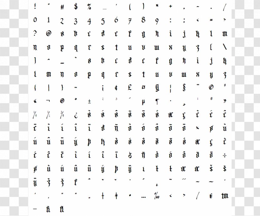 Word Search Game Puzzle Pattern - Library - Gothic Alphabet Transparent PNG
