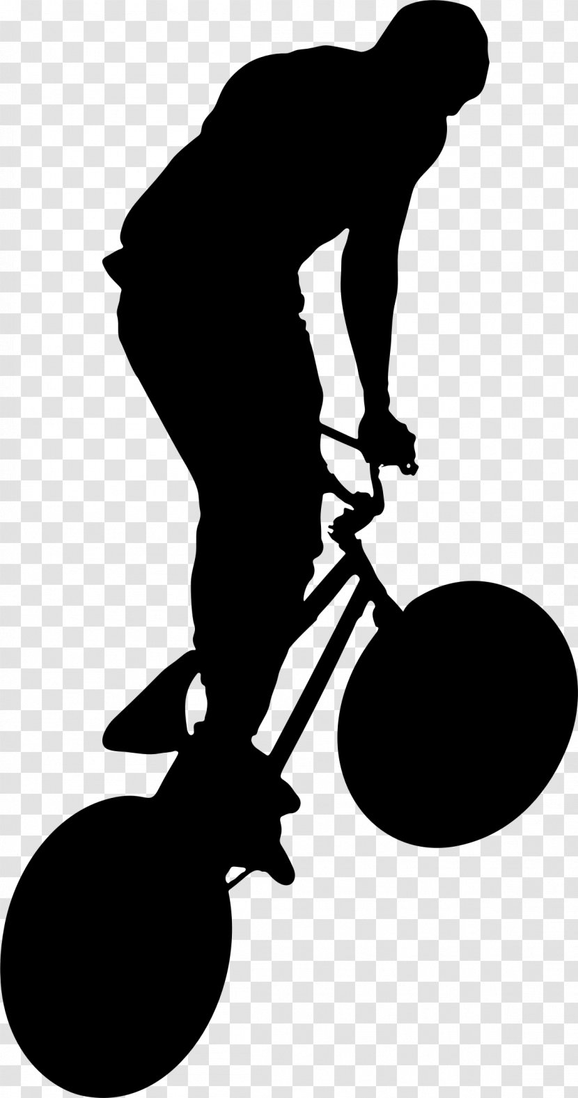 Bicycle Cycling BMX Clip Art - Dirt Jumping - Silhouette Transparent PNG