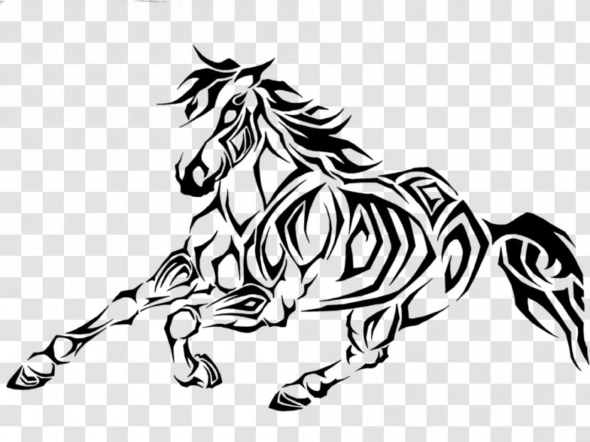 Mustang Barrel Racing Drawing Zebra Clip Art - Fictional Character Transparent PNG