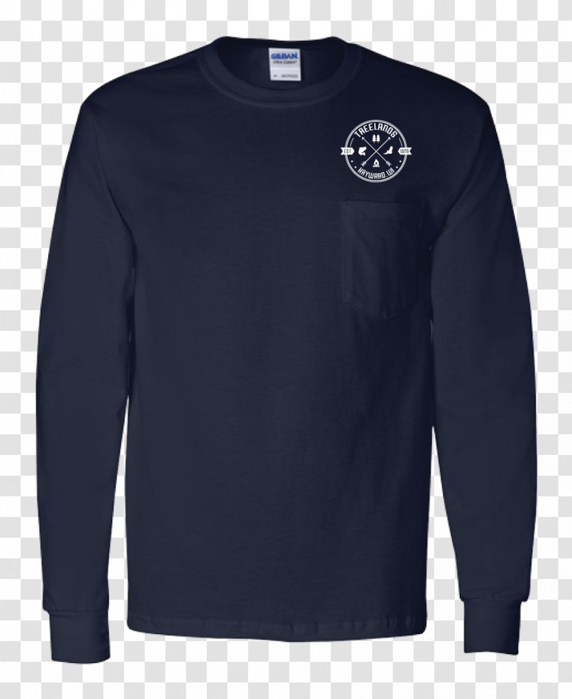 T-shirt Hoodie Sweater Bluza Crew Neck - Long Sleeved T Shirt Transparent PNG