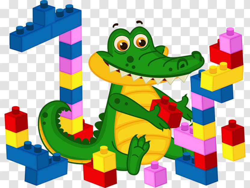 Child Coloring Book - Toy - Crocodile Stacked Wood Transparent PNG