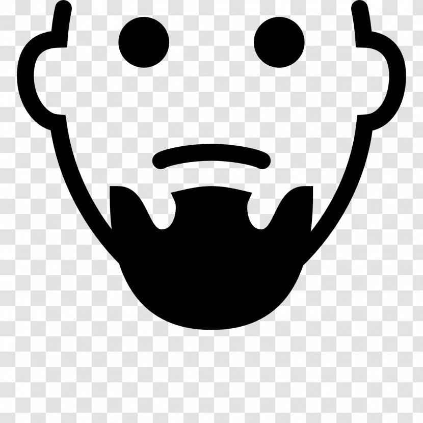 Smiley Avatar Icon Design - Nose - Beard And Moustache Transparent PNG