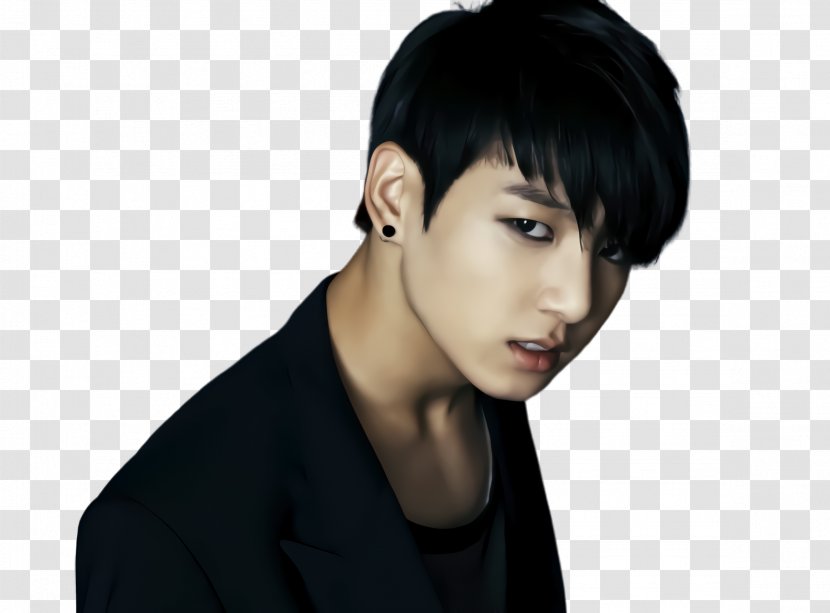 BTS Drawing - Forehead - Wings Long Hair Transparent PNG