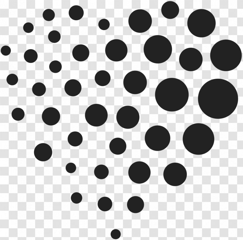 Polka Dot Product Design Circle Point - Black And White - Infrastructure Asset Management Transparent PNG