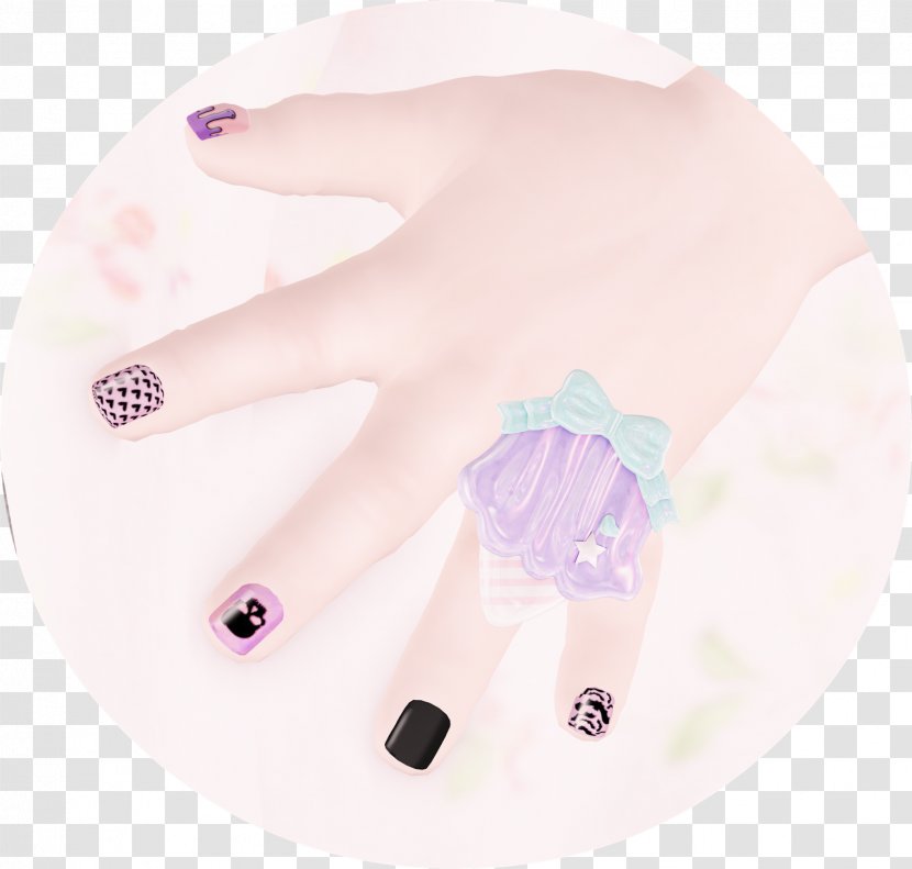 Nail Purple Lilac Hand Violet - Pedicure Transparent PNG