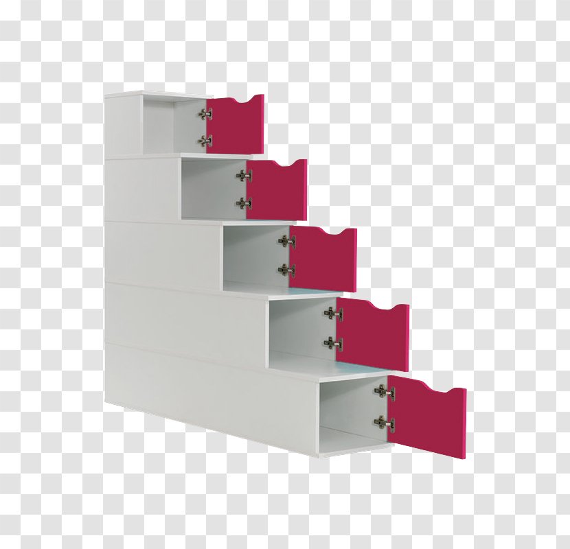 Shelf Rectangle - Magenta - Angle Transparent PNG