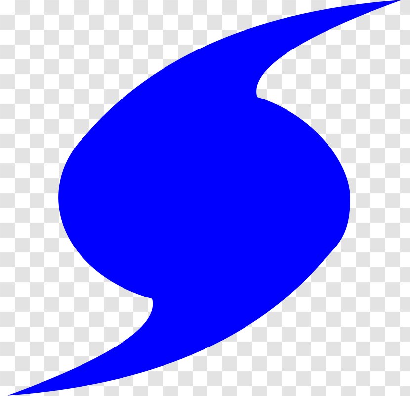 Blue Dolphin White Black Clip Art - Area - Hurricane Cliparts Transparent PNG