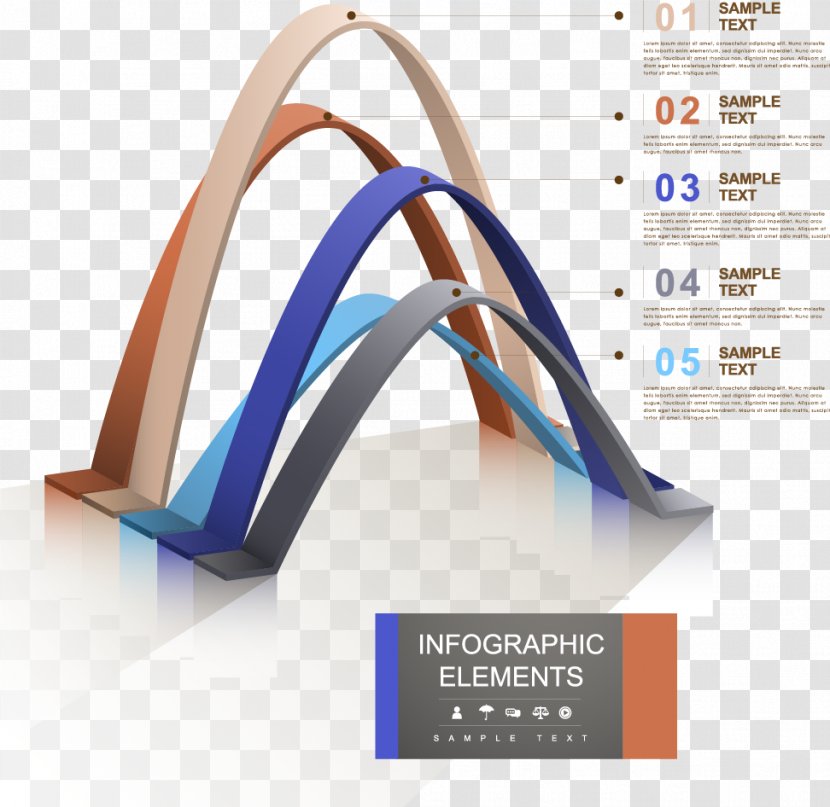 Infographic Graphic Design - Information - PPT Element Transparent PNG
