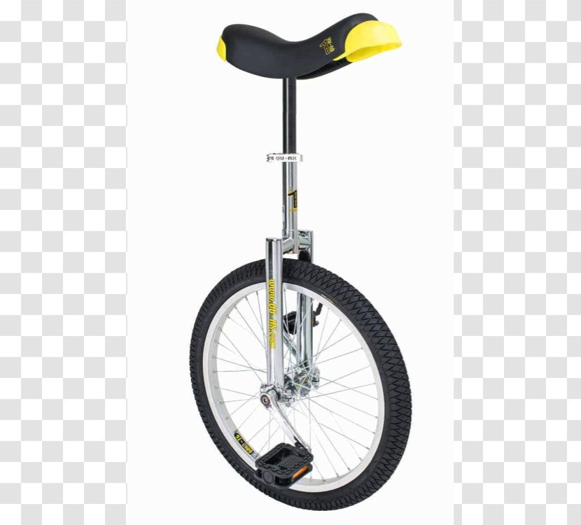 Qu-Ax Luxus Unicycle Bicycle QU-AX Einrad - Yellow Transparent PNG