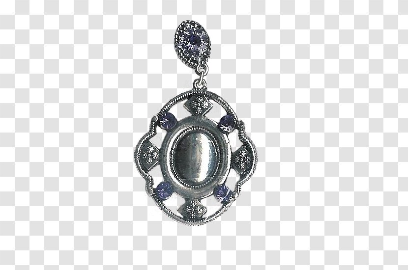 Locket Jewellery Silver Diamond - Fashion Accessory Transparent PNG
