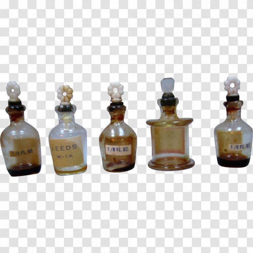 Glass Bottle Liqueur Perfume - Vector Transparent PNG