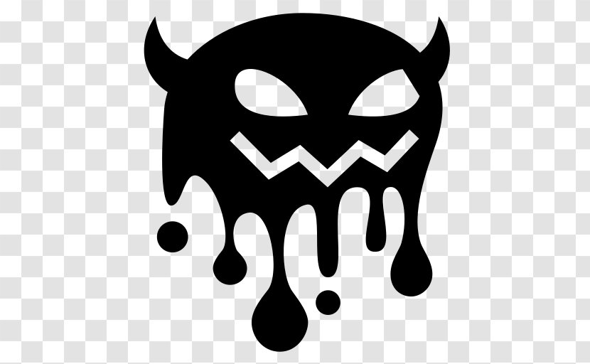 Daemon Clip Art - Black And White - Logo Transparent PNG