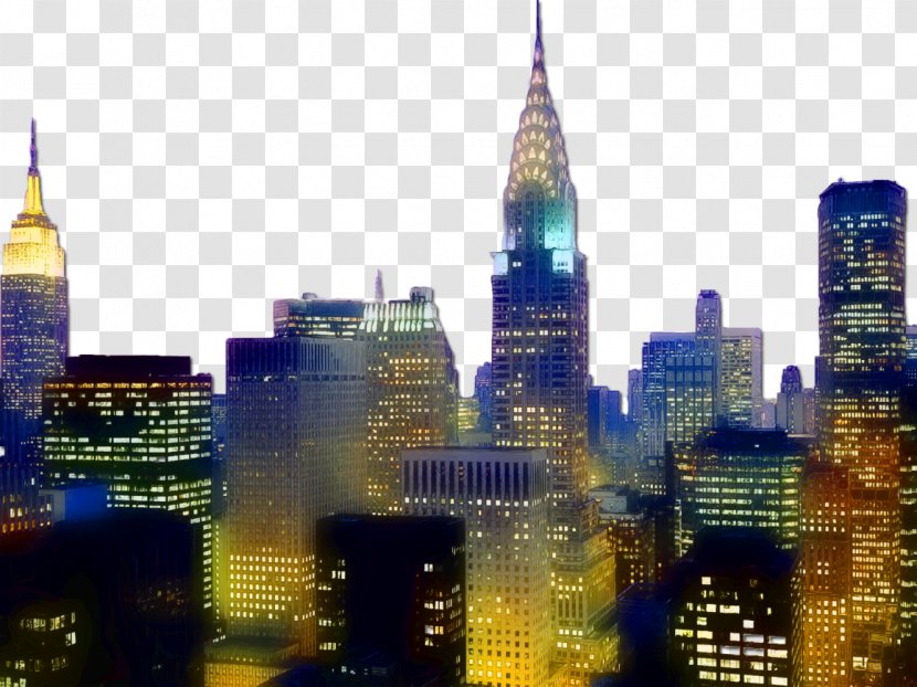One World Trade Center Black & White Skyline Silhouette - Landmark - New York Transparent PNG