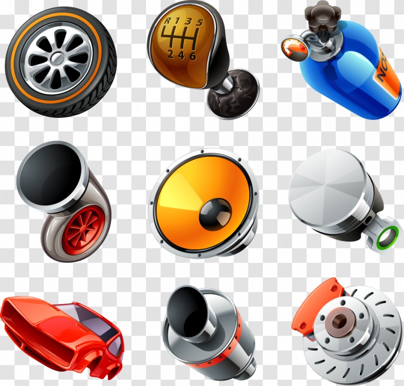 Car Icon - Product - Vector Parts Transparent PNG