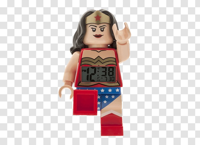 Wonder Woman Lego Batman 2: DC Super Heroes Minifigure Superhero - Alarm Clocks Transparent PNG