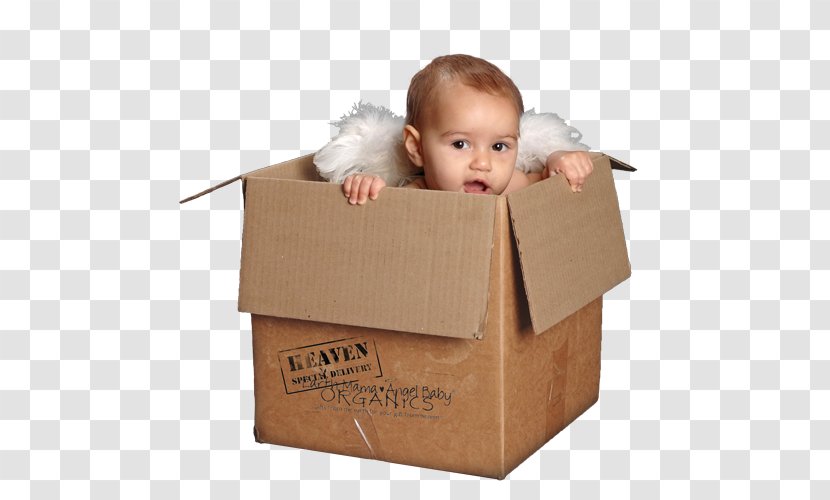 Cardboard Carton Toddler - Baby Surprise Transparent PNG