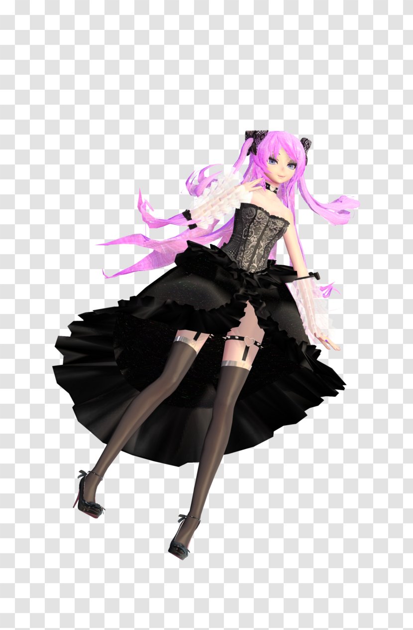 MikuMikuDance Megurine Luka Hatsune Miku Clothing Model - Frame - Broken Transparent PNG