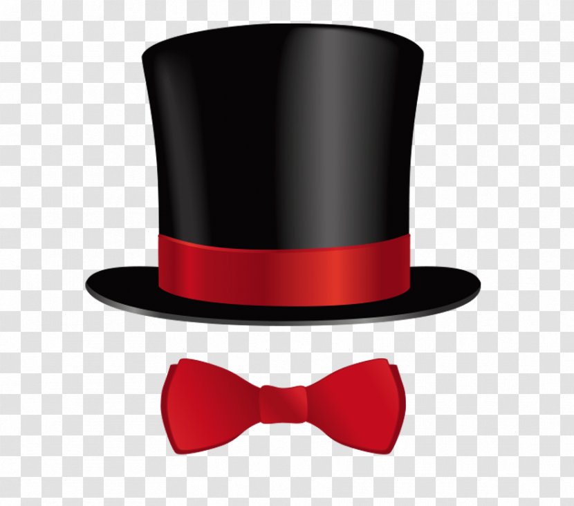 Red Bow Tie - Creative Work - Collar Hat Transparent PNG
