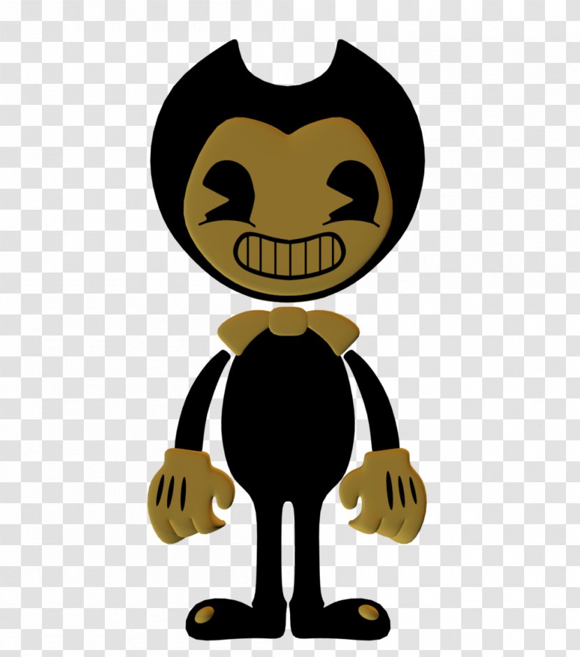 Bendy And The Ink Machine Minecraft Pocket Edition Cuphead Video Game Sticker Inked Transparent Png - bendy plush inked roblox