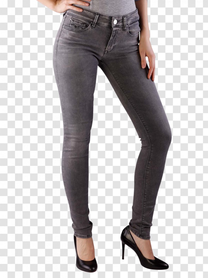 Replay Luz Jeans Skinny Hyperflex Stretch Denim Dark Slim-fit Pants Leggings - Frame - Gray Transparent PNG