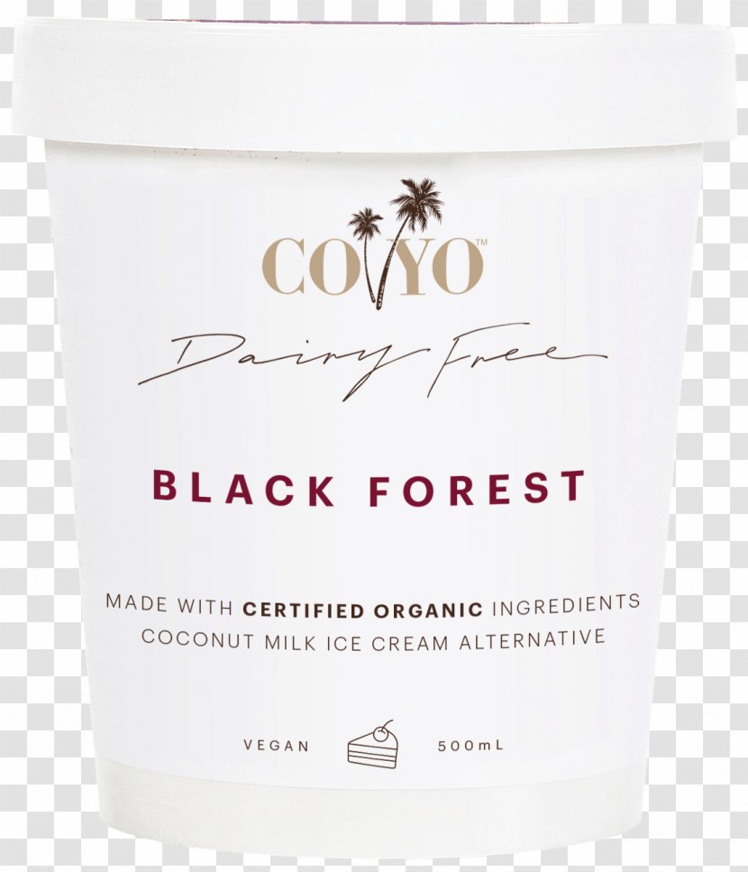 Coconut Milk Ice Cream Black Forest Gateau - Vegetarian Cuisine Transparent PNG