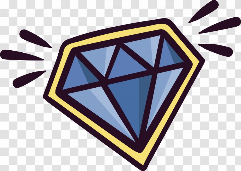 Diamond - Logo - Blue Transparent PNG