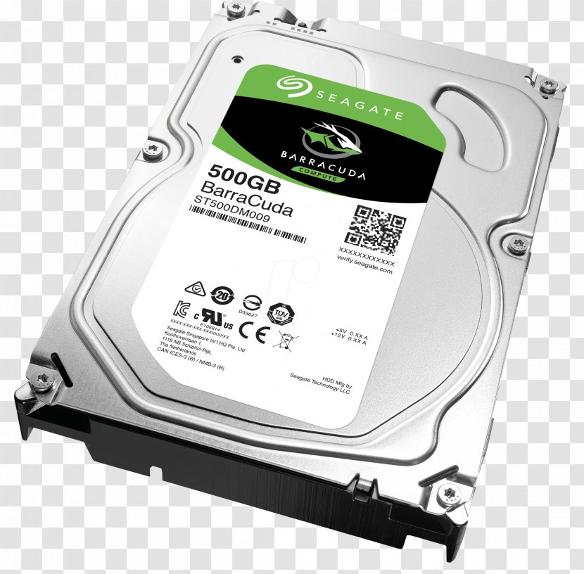 Hard Drives Seagate Barracuda Technology Serial ATA Solid-state Drive - Ata Transparent PNG