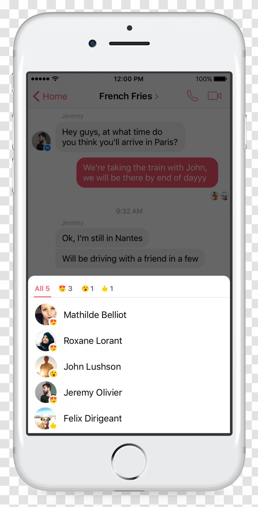 Facebook Messenger Conversation Emoticon Message - Multimedia Transparent PNG
