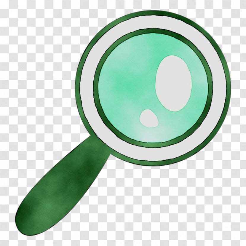 Product Design Magnifying Glass - Green Transparent PNG