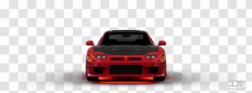 Bumper Compact Car Sports Vehicle License Plates - Red - Mitsubishi GTO Transparent PNG