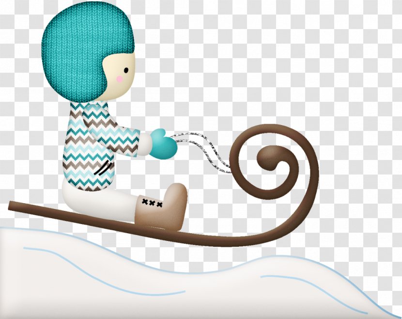 Skiing Clip Art - Sled Transparent PNG