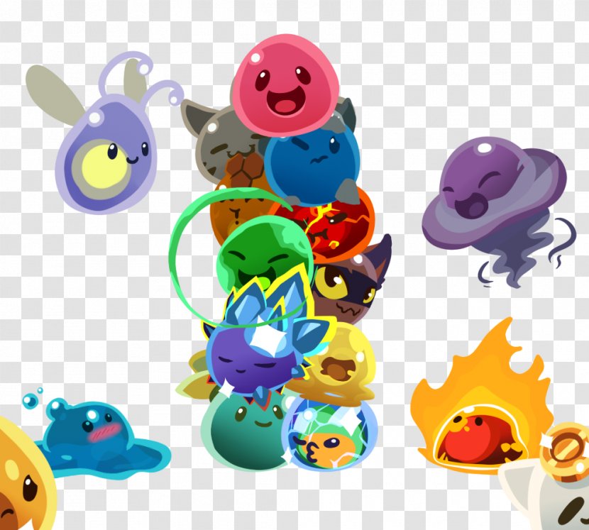 Slime Rancher Art Video Game PlayStation 4 - Baby Toys - Water Beads Transparent PNG