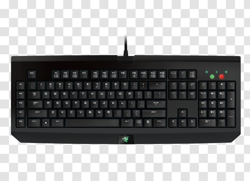 Computer Keyboard Gaming Keypad Razer BlackWidow Ultimate (2014) Inc. Video Game - Electronic Device Transparent PNG