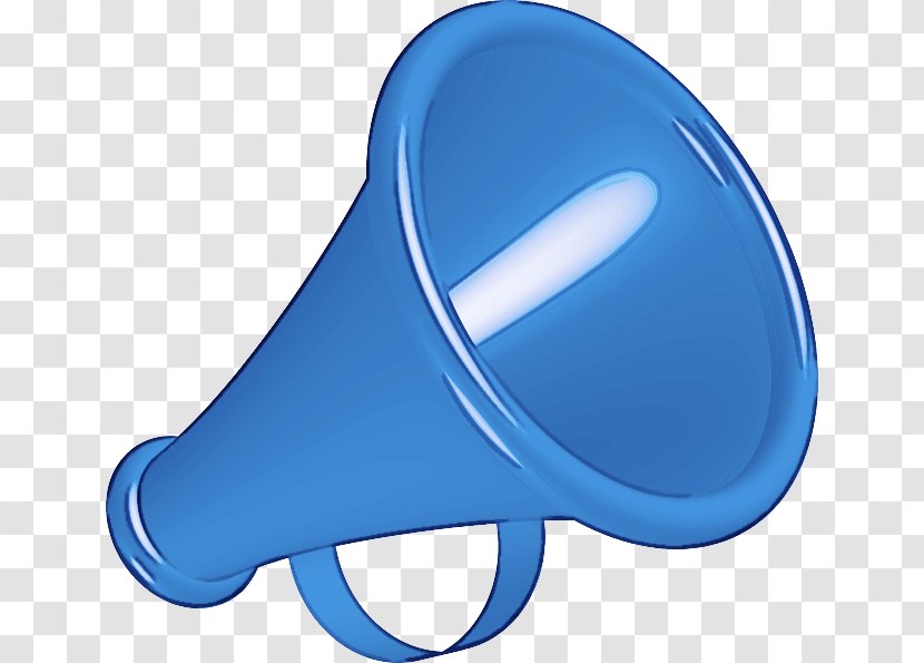 Blue Megaphone Clip Art Transparent PNG