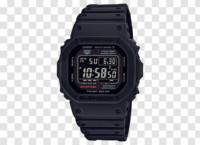 Master Of G G-Shock Casio Solar-powered Watch - Water Resistant Mark - Shock Transparent PNG