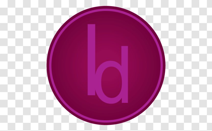 Pink Purple Symbol - Adobe Id Transparent PNG