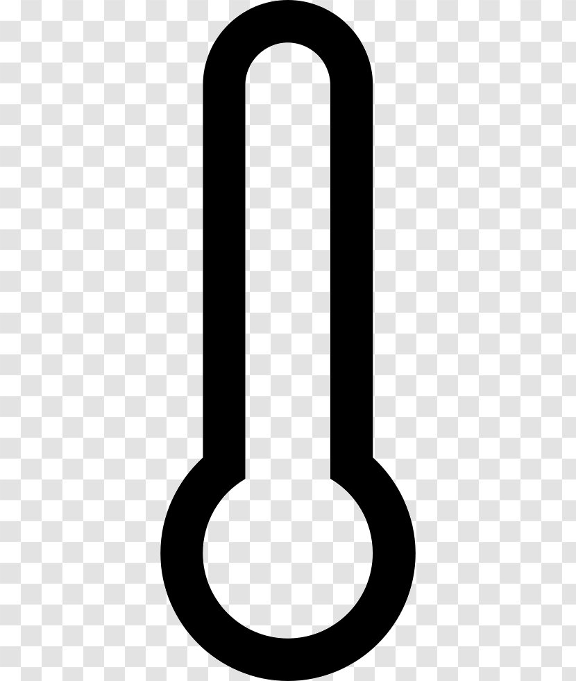 Clip Art Thermometer JPEG - Black - Thermometers Outline Transparent PNG