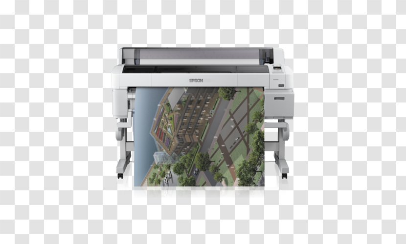 Wide-format Printer Inkjet Printing Plotter Multi-function - Epson Surecolor P7000 Transparent PNG