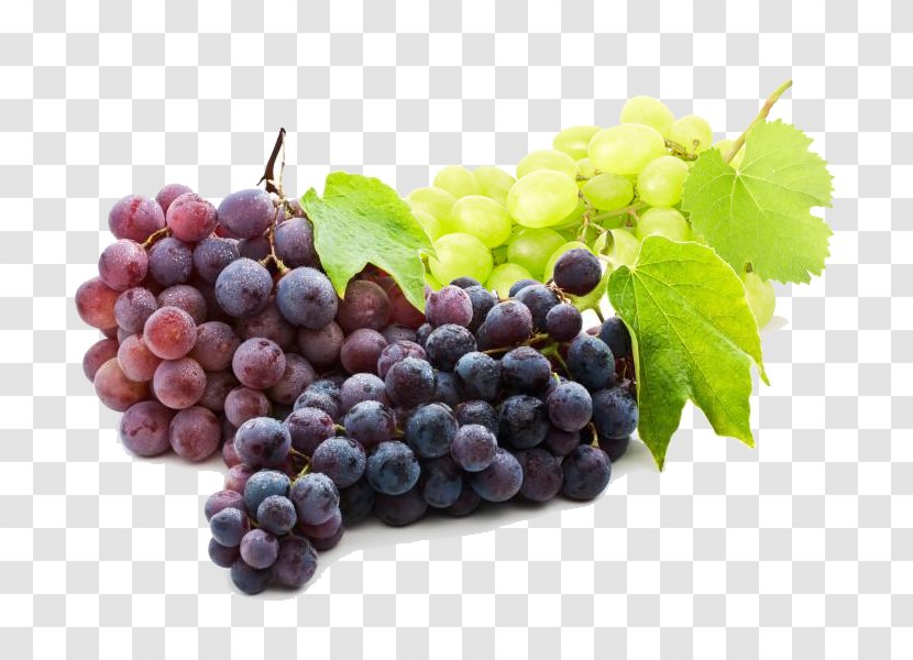 Niagara Grape Juice Common Vine Concord - Leaves Transparent PNG