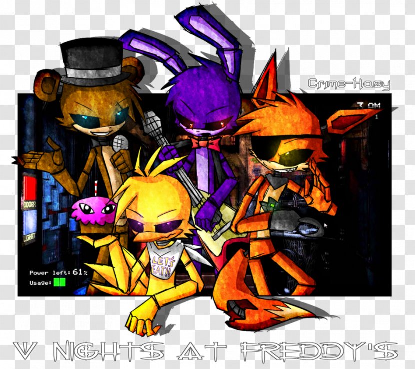 Five Nights At Freddy's 2 Freddy's: Sister Location 3 4 - Action Toy Figures - Hazy Transparent PNG