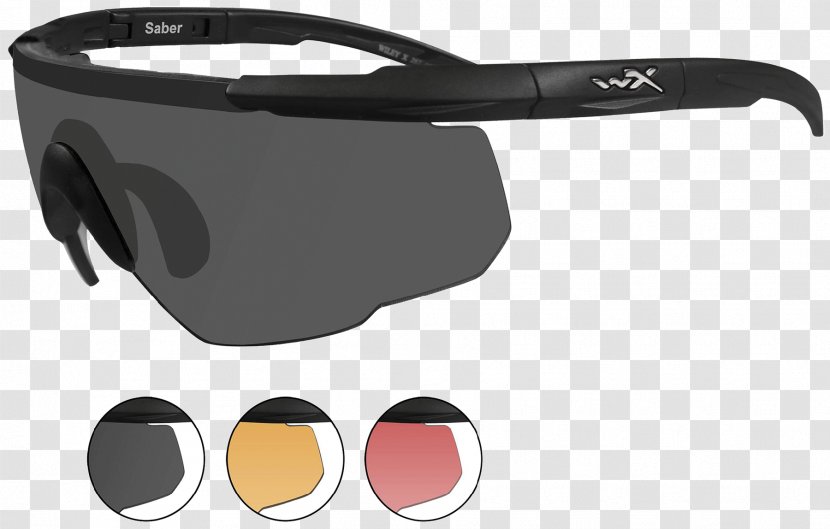 Wiley X, Inc. X Saber Advanced Goggles Glasses WX Valor - Lens Transparent PNG