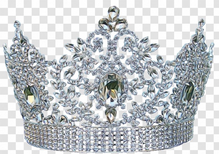 Gold Crown - Small Diamond Of Queen Victoria - Silver Headpiece Transparent PNG