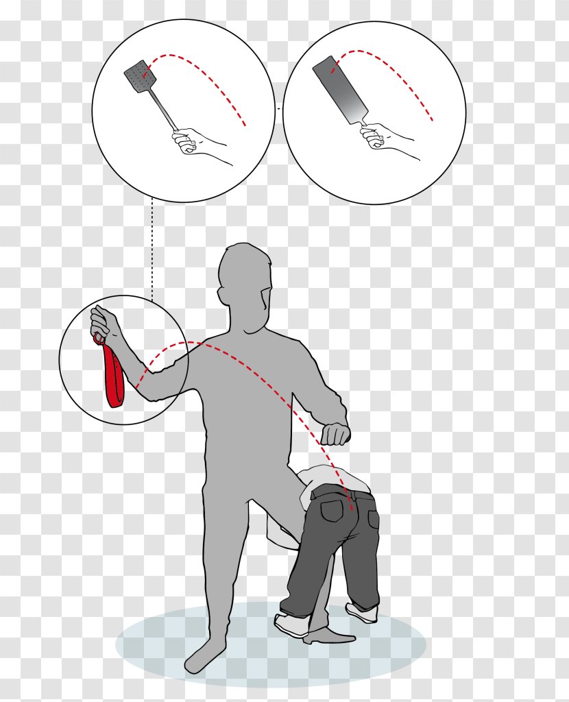 Child Paddle Belting Corporal Punishment - Heart Transparent PNG