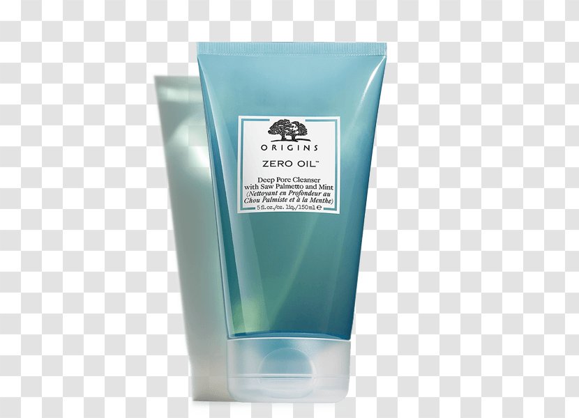 Origins Zero Oil Deep Pore Cleanser With Saw Palmetto & Mint Lotion Cosmetics Transparent PNG