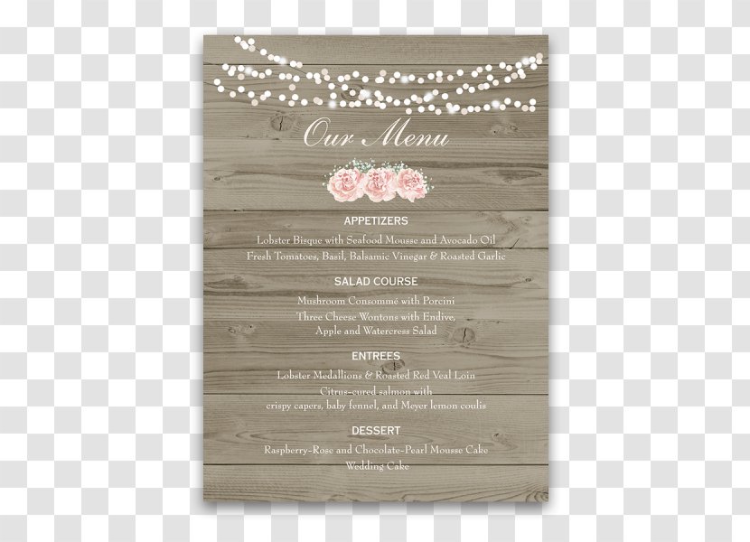 Wedding Invitation Engagement Party Bridal Shower - Blush Floral Transparent PNG