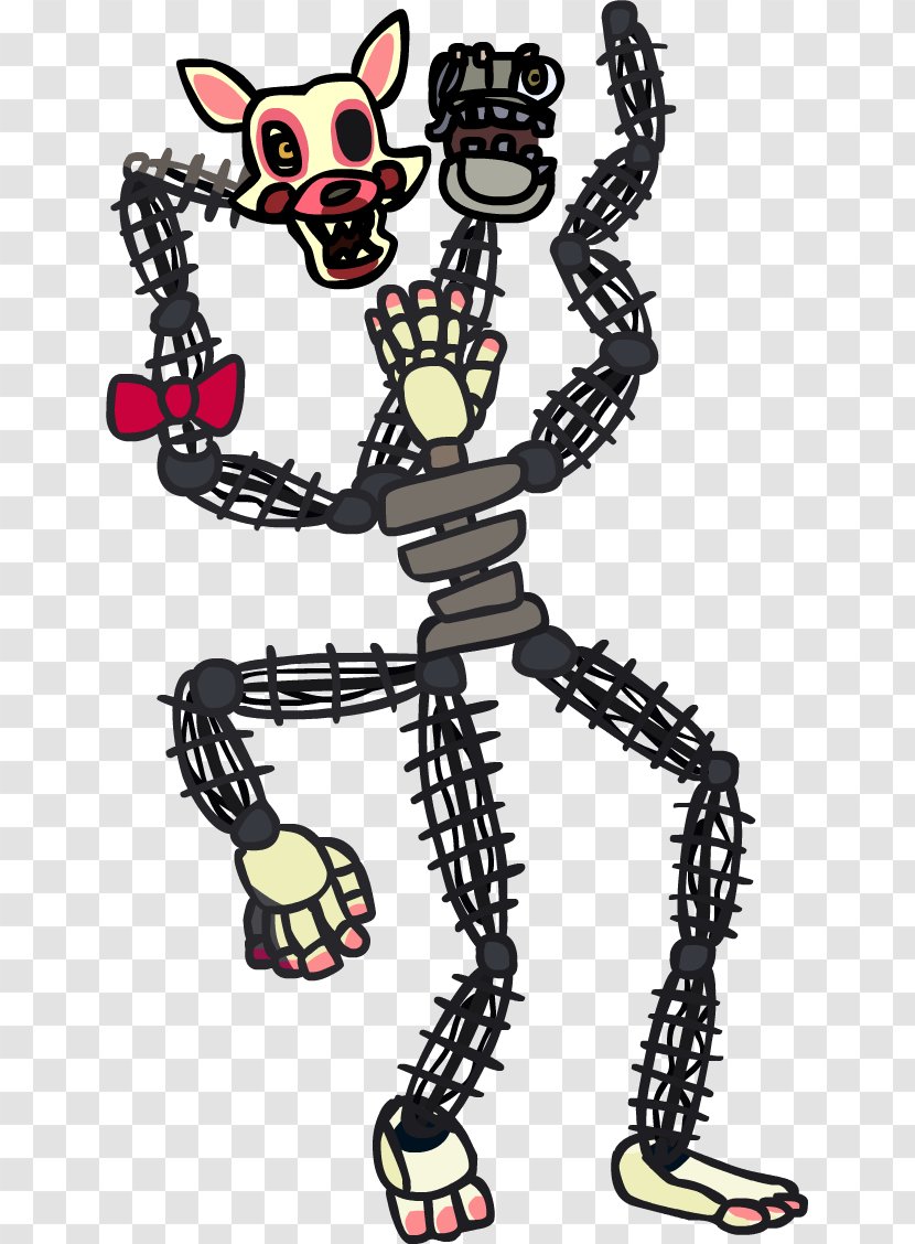 Five Nights At Freddy's 2 Drawing Endoskeleton - Cartoon - Fnaf 1000 Transparent PNG